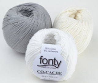 Fonty Co-Cache - Laine cachemire et coton
